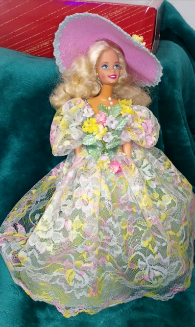 spring bouquet barbie